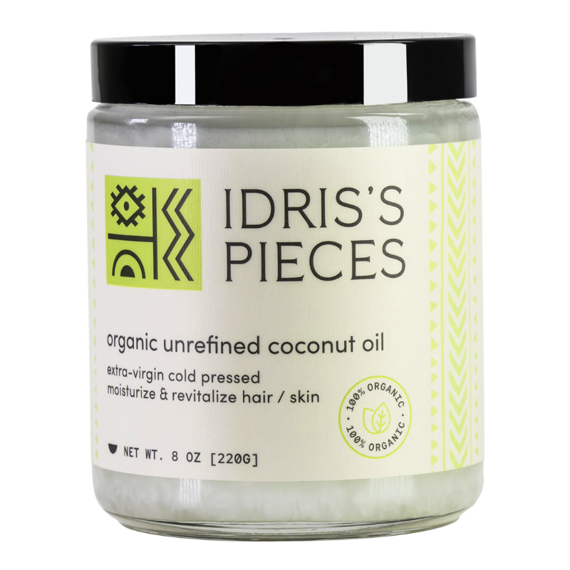 Unrefined Coconut Oil [8oz] Idris's Pieces